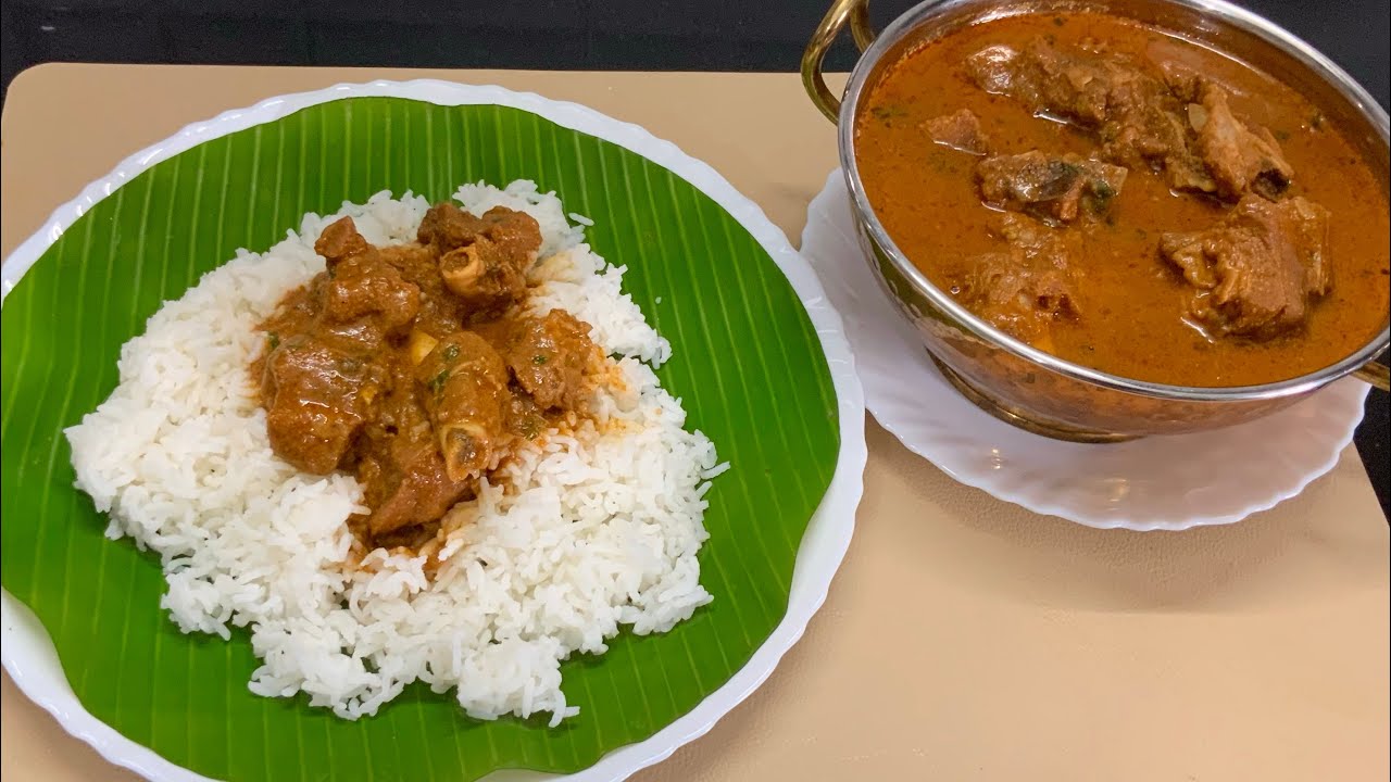 South Indian Non veg Lamb Meal